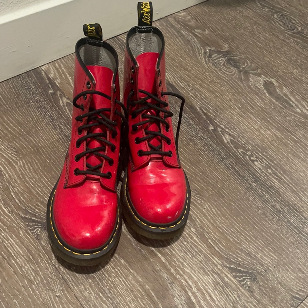Red boots